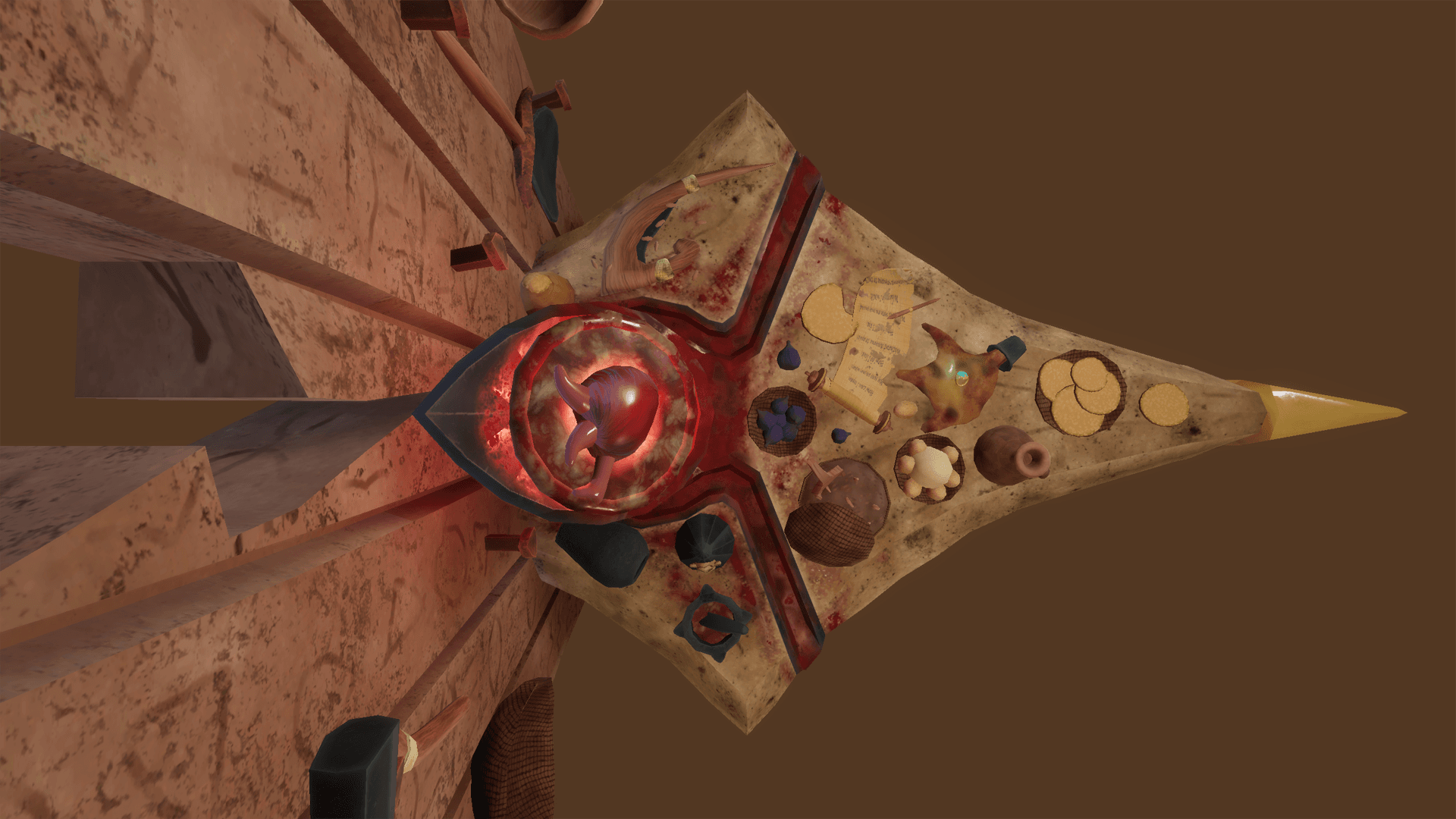 Top Down View of the Artisan's Desk