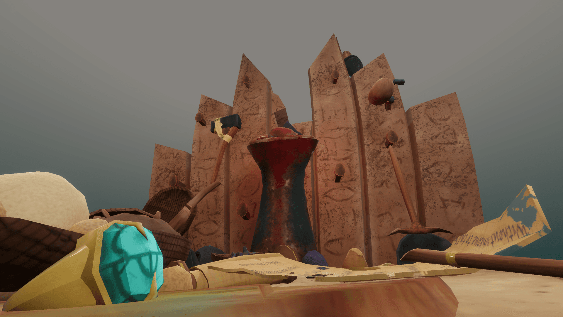 Epic Storytelling Angle of the Artisan's Desk