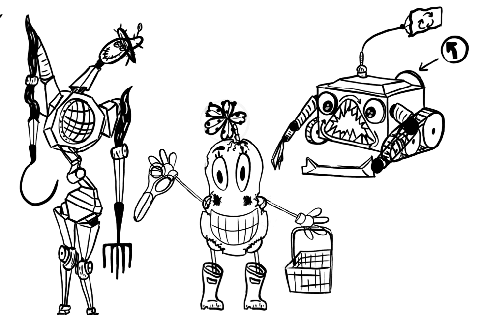 Initial Robot Concept Sketches