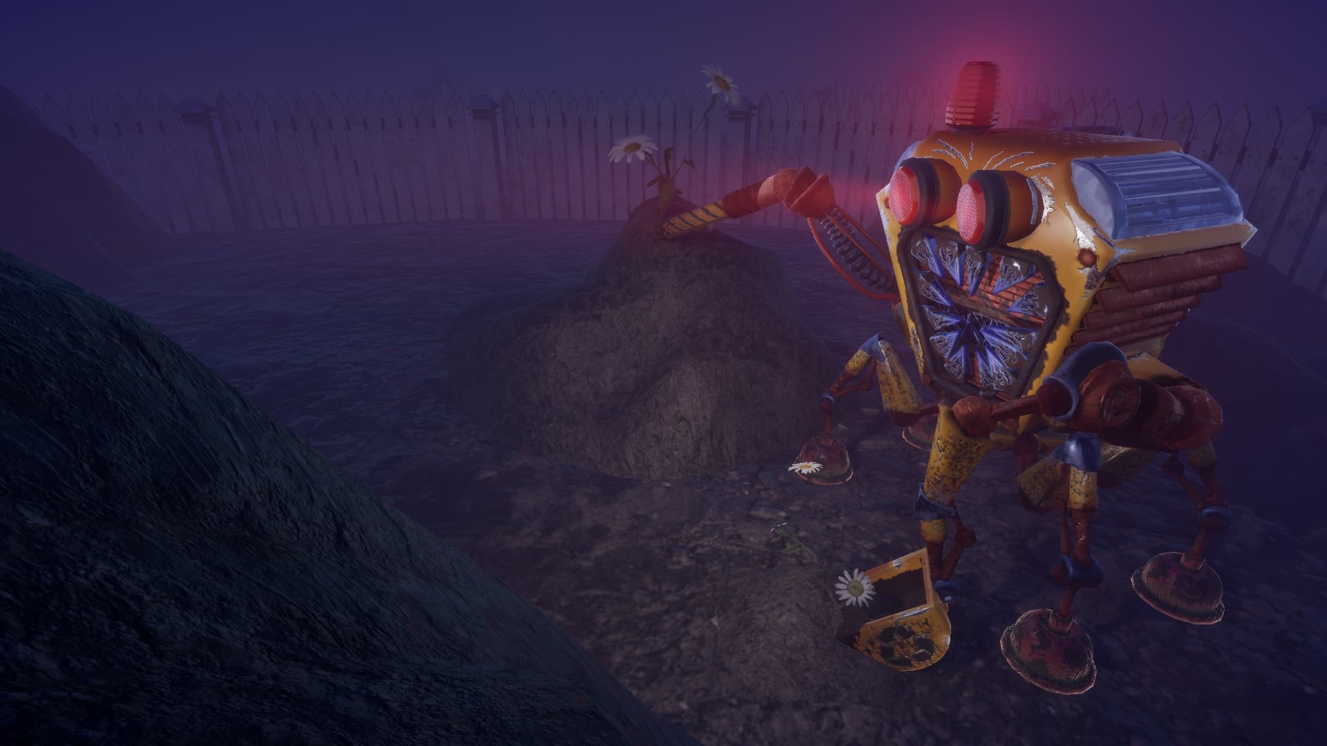 Sideview Grindy in Garden