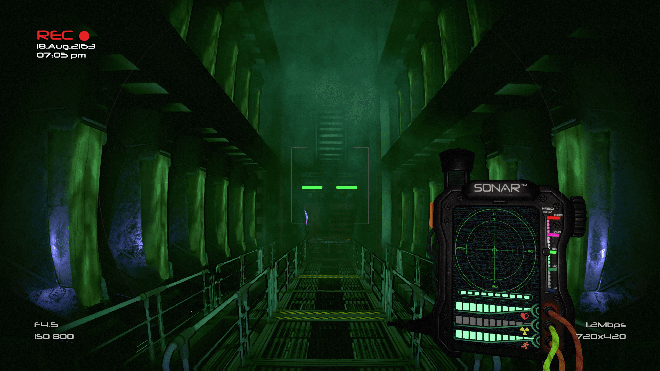 Screenshot of spawn hallway research lab