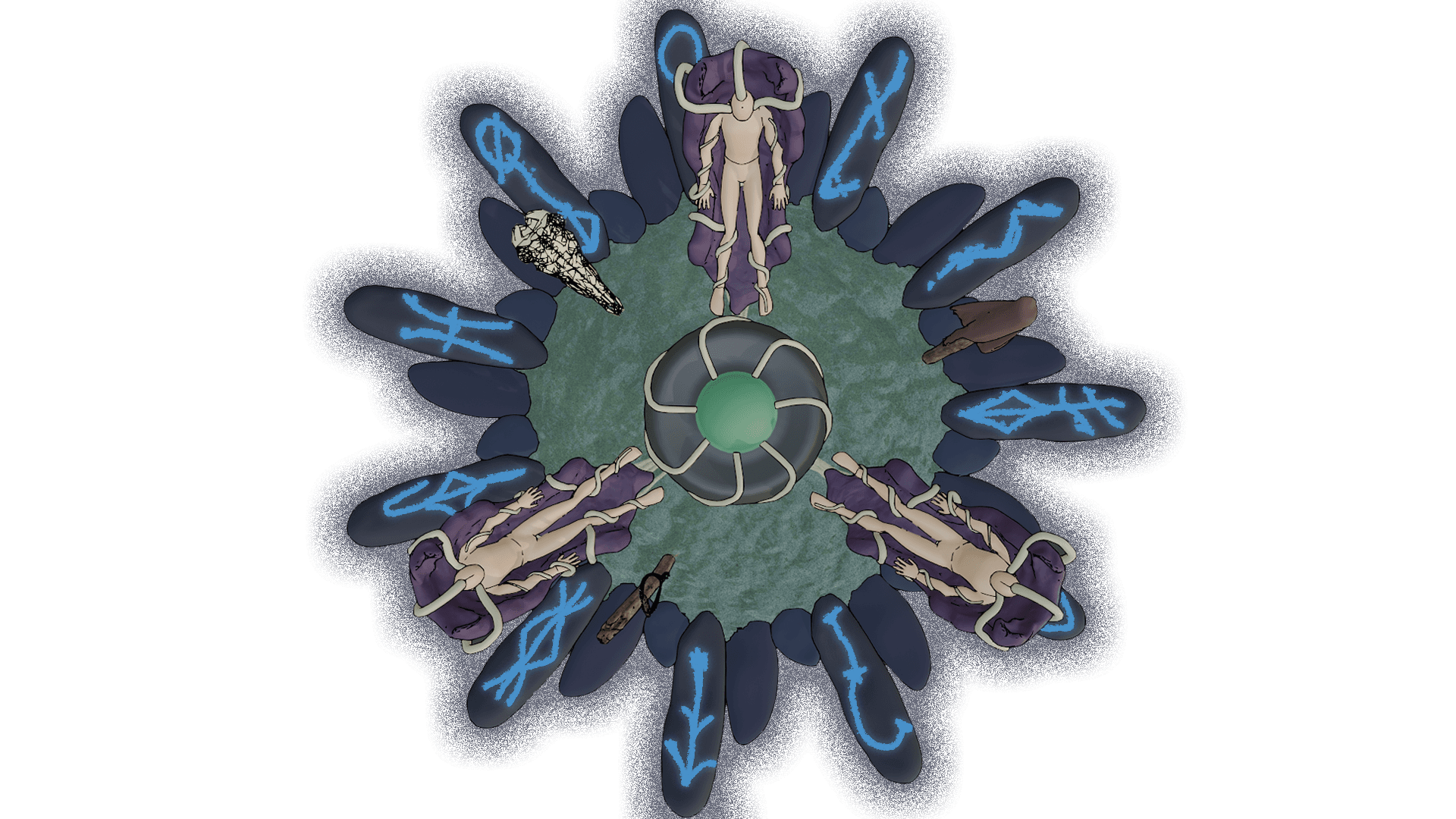 Top-Down View of the Monument to Mycelia