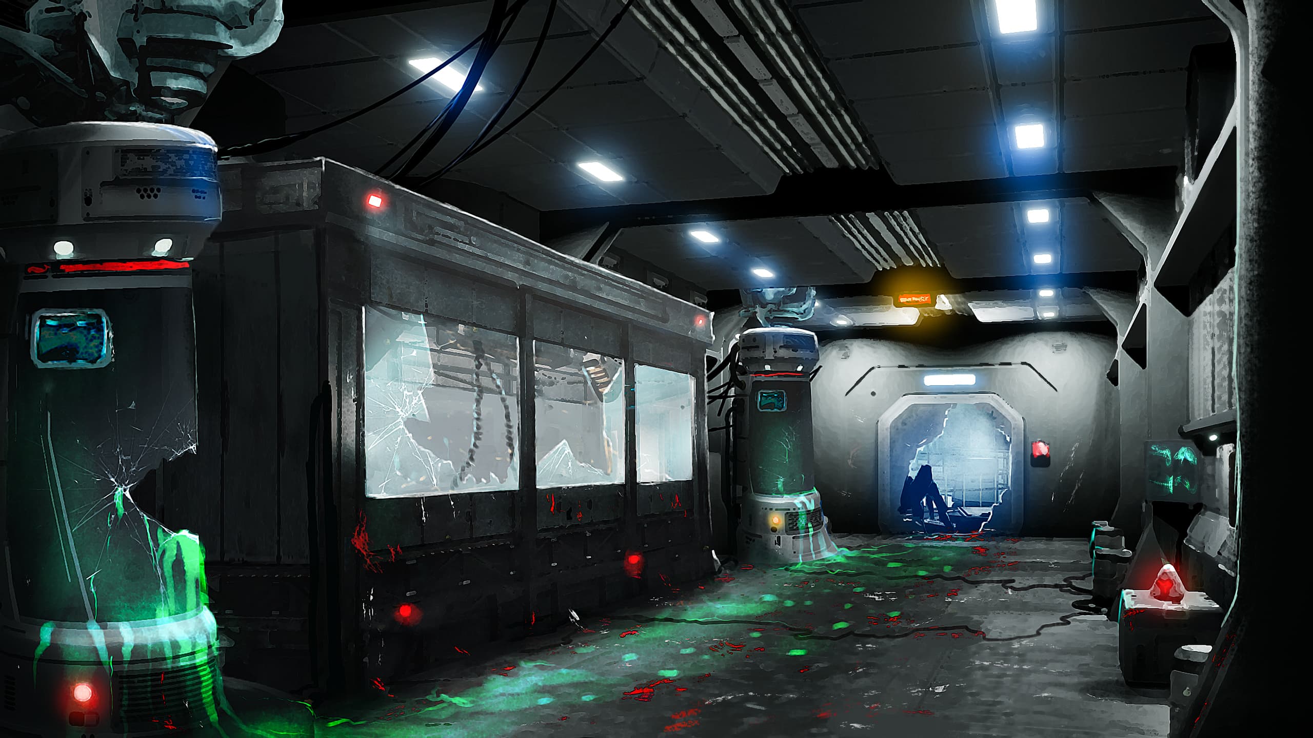 Research Lab Concept Art